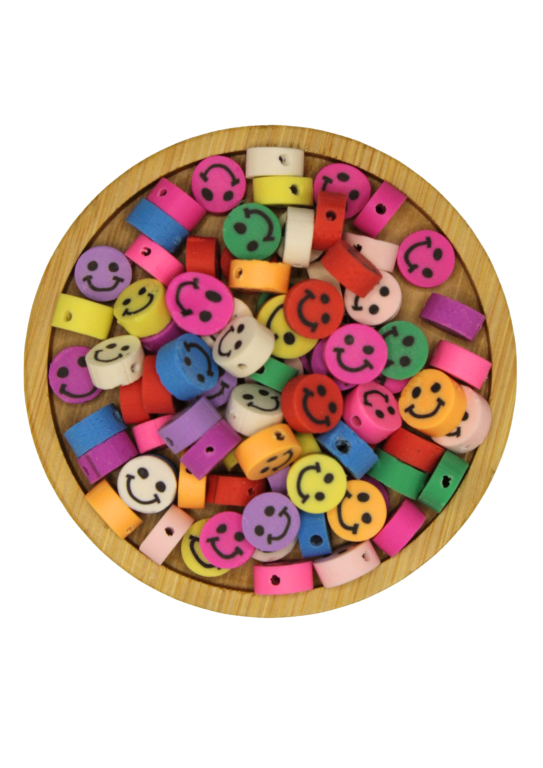 Miçanga EMBORRACHADA  EMOJI COLORIDO