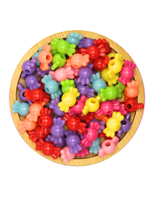 Miçanga COLORIDA ENTREMEIO BALA