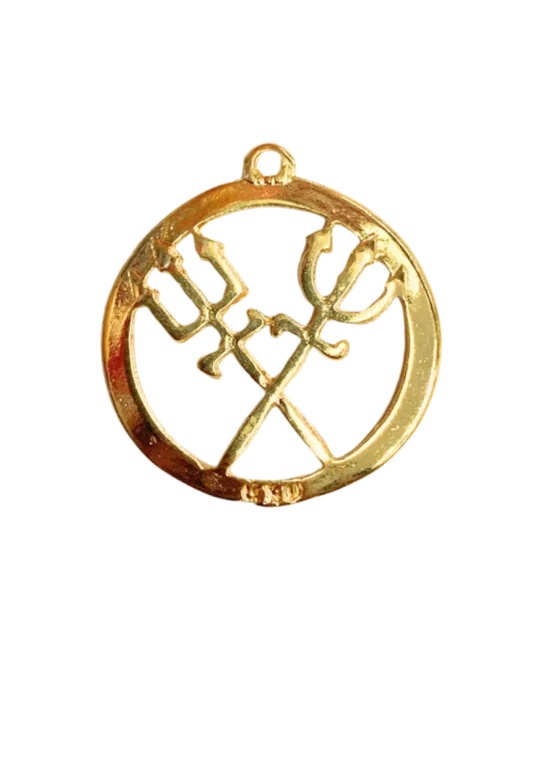 MEDALHA EXU E POMBAGIRA 5698