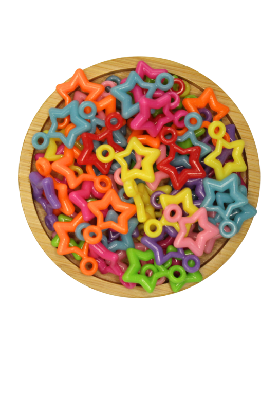 PINGENTE COLORIDO ESTRELAS