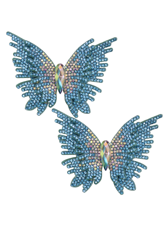 CABEDAL STRASS BORBOLETA