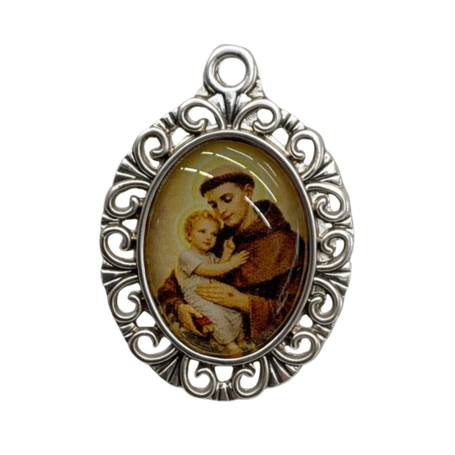 MEDALHA RESINADA DE SANTO ANTONIO