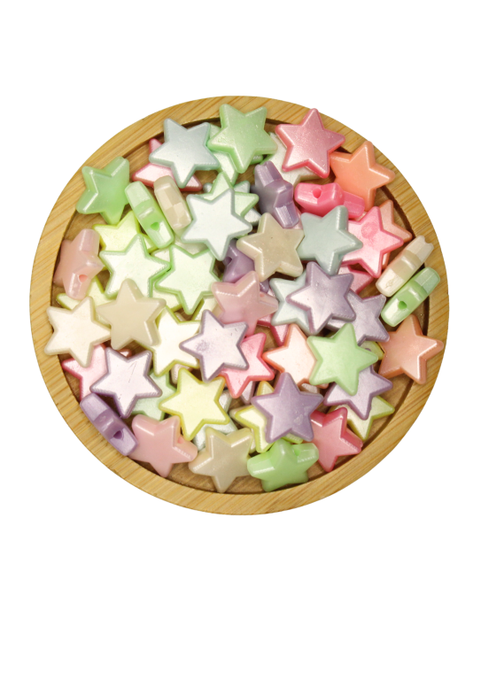 Miçanga PEROLADA ENTREMEIO ESTRELA