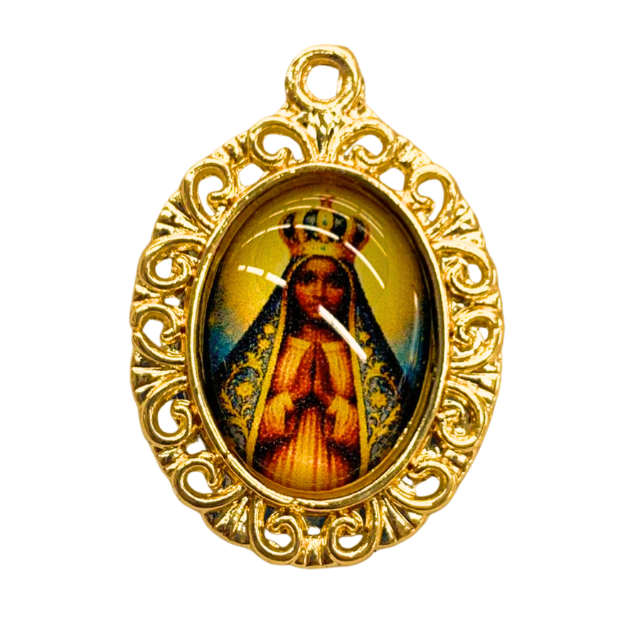 MEDALHA RESINADA DE NOSSA SENHORA APARECIDA