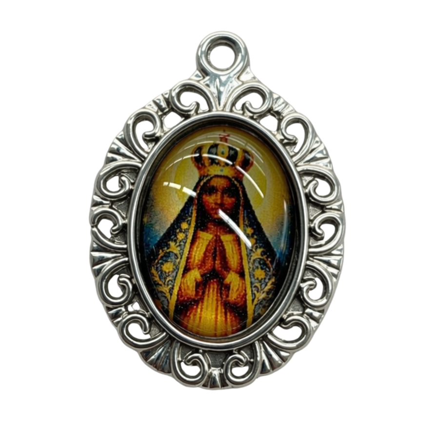 MEDALHA RESINADA DE NOSSA SENHORA APARECIDA