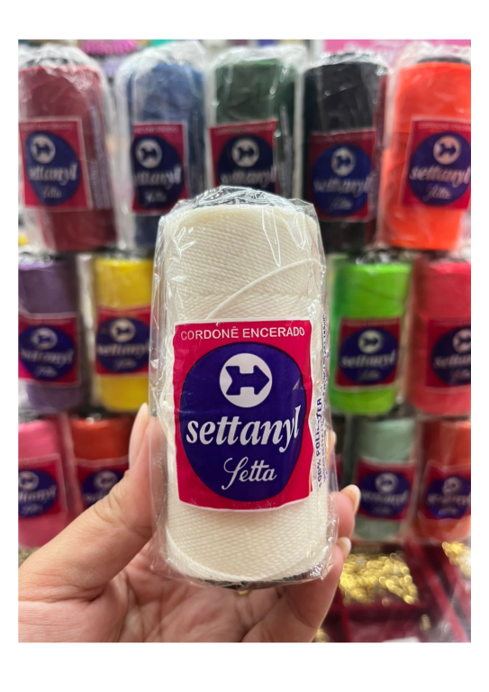 CORDONE BRANCO ENCERADO