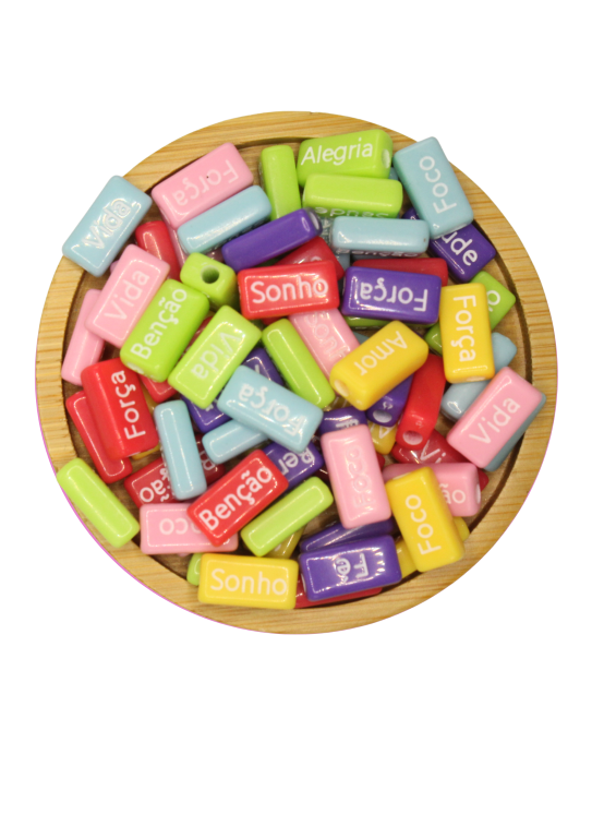 Miçanga COLORIDA  PALAVRAS