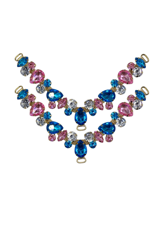 CABEDAL EM "V" - GOTAS