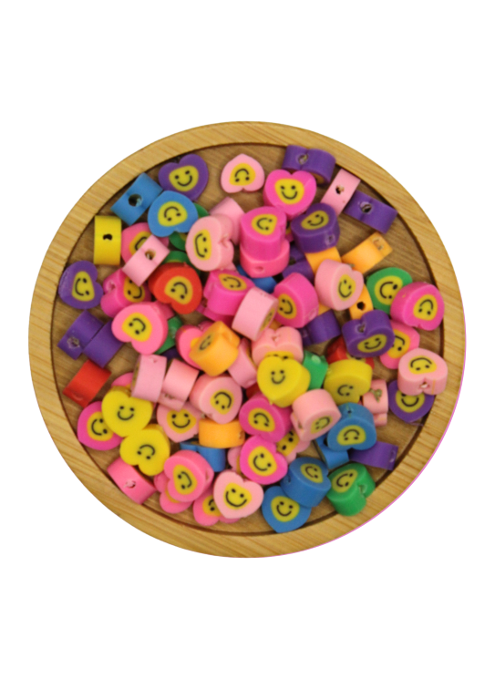 Miçanga EMBORRACHADA  CORAÇÃO SMILE